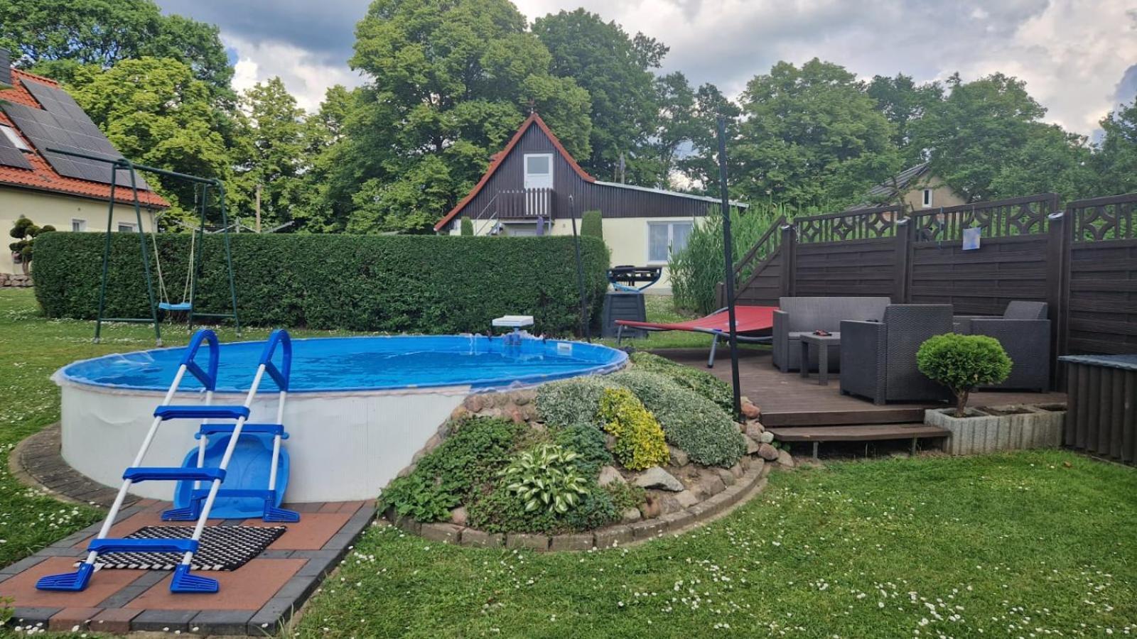 Ferienhaus Kleinmoellerchen Neu Poserin Camera foto